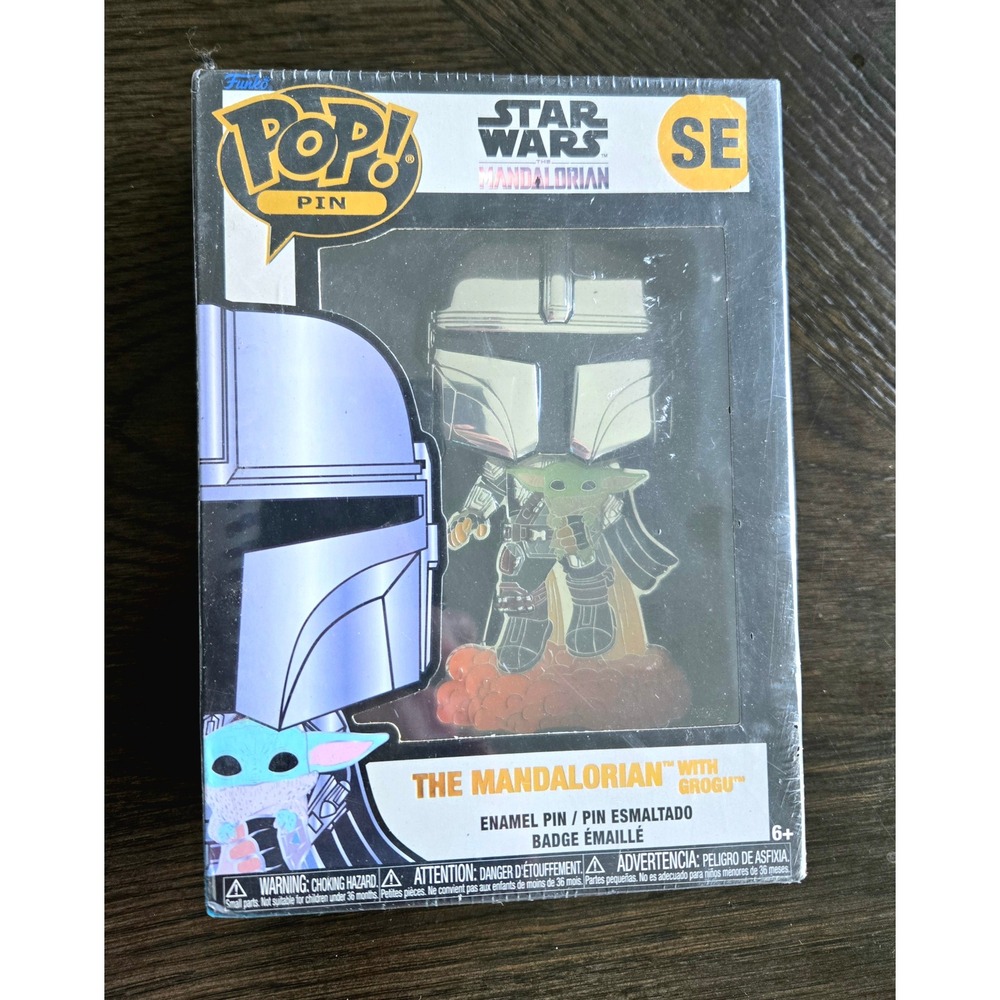 Star Wars Mandalorian With Grogu Funko POP Pin‎